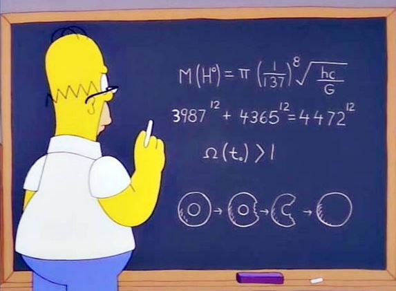Homer Simpson Higgs Boson