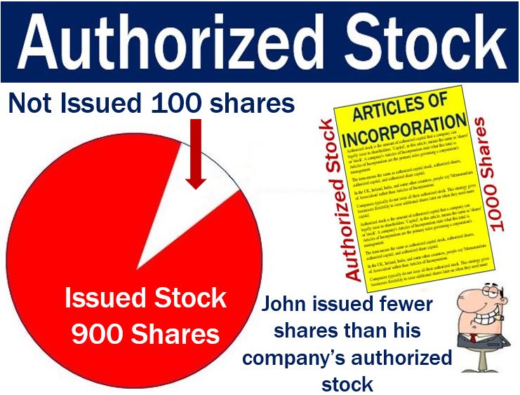 Authorized Stock - Pie Chart