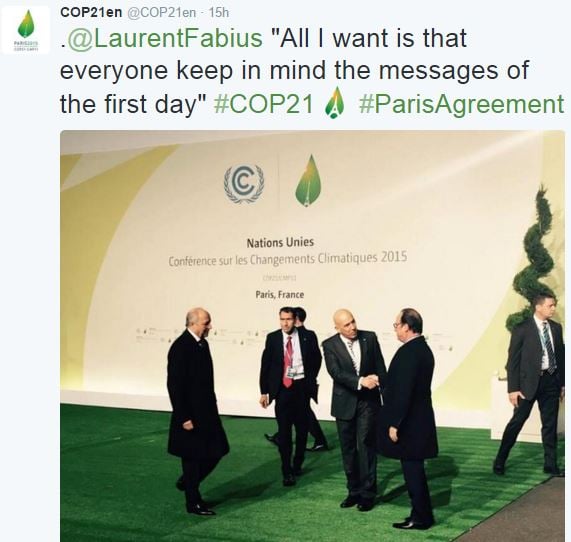 Global climate change agreement