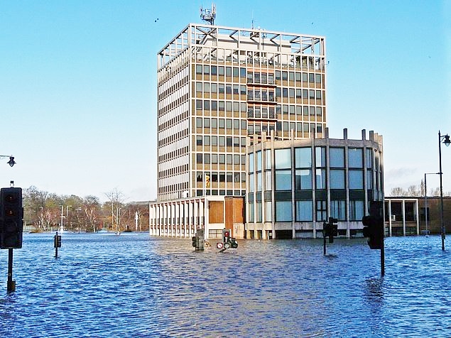 Storm Desmond Carlisle Civic Centre