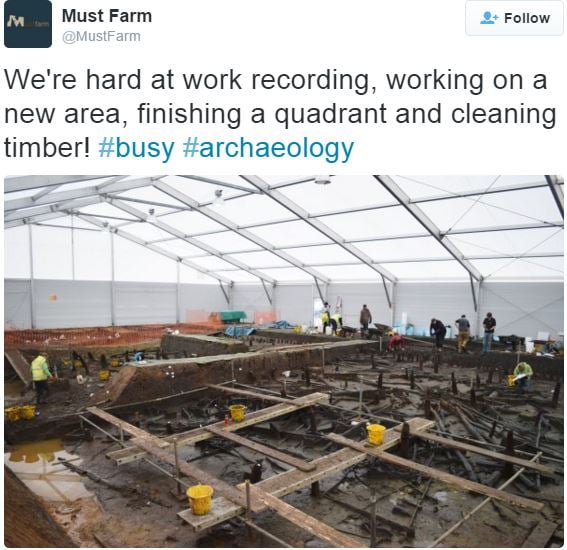 Bronze Age homes at Must Farm archaeological site