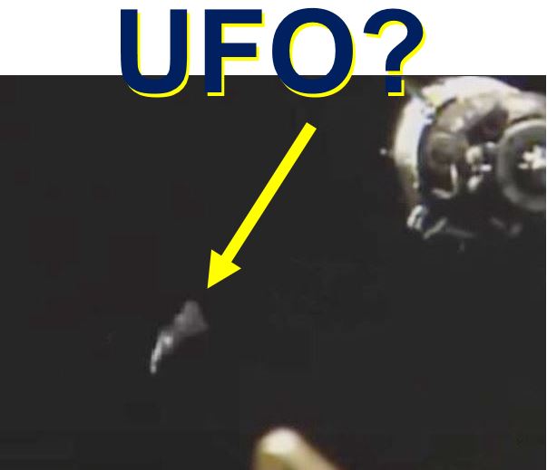 Bizarre UFO encircling ISS