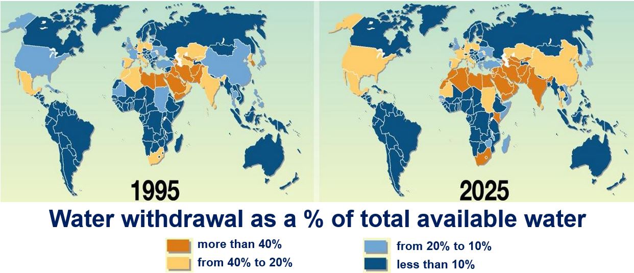 Four billion people face water shortage in a drying world Market