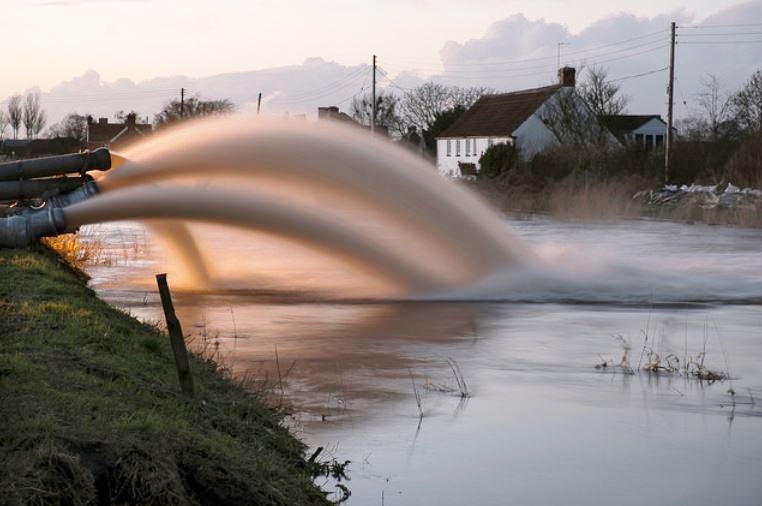 Winter floods in southern England