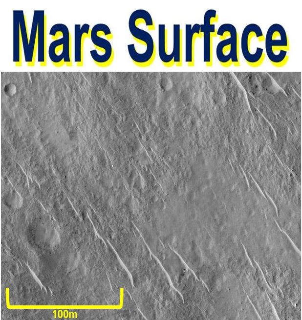 Mars surface using stacking and matching