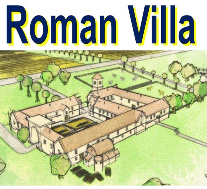 palatial roman villa