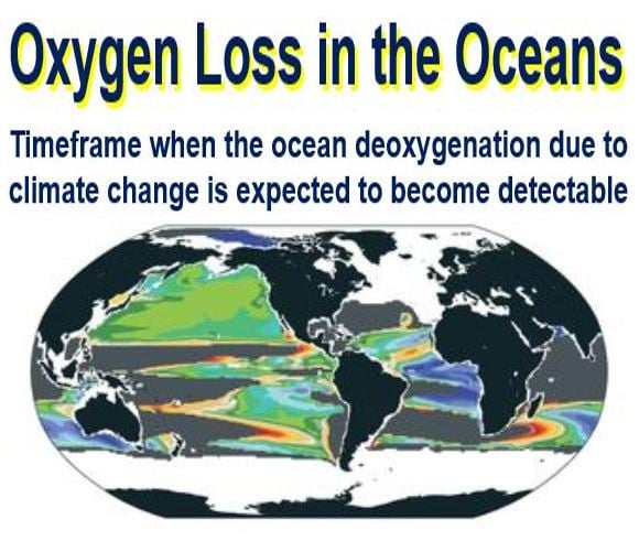 Oxygen loss in the Oceans