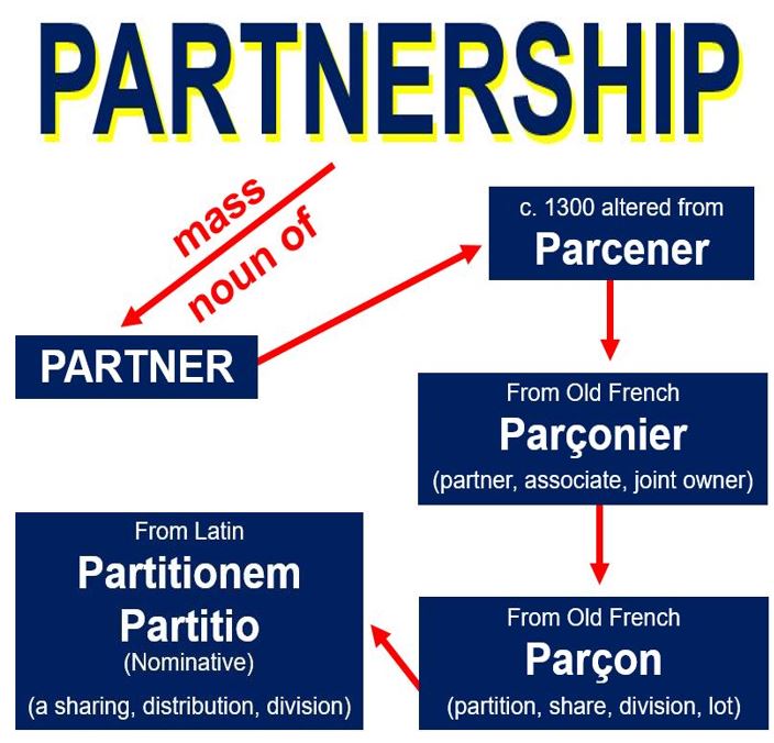 what does the word partner mean in a relationship