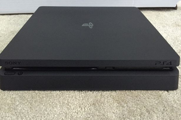 Is this what the PlayStation 4 'Slim' will look like? Pictures have already leaked online of what's thought to be the new version of the PS4. Photo credit: Gumtree