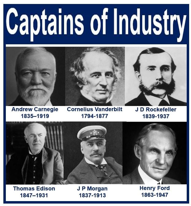 were big business leaders captains of industry or robber barons