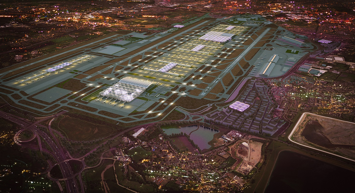 Concept design of an expanded Heathrow.