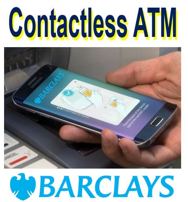 Barclays contactless ATMs