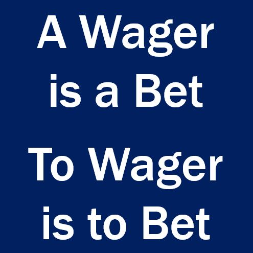 Wager Meaning