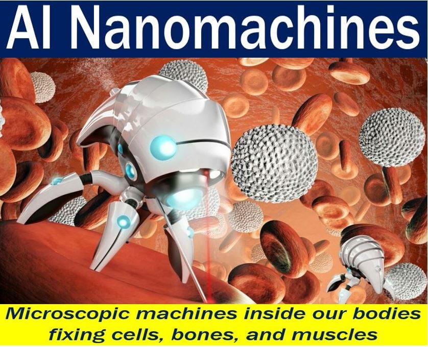 AI Nanomachines - image with explanation and example