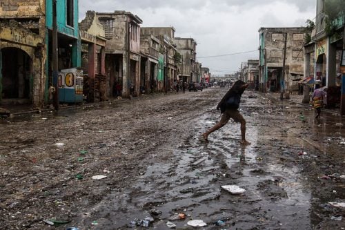small island countries - Haiti after hurricane Matthew