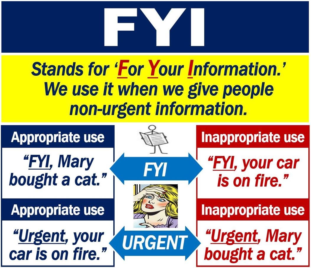 What does FYI (for your Information) mean? Definition and examples