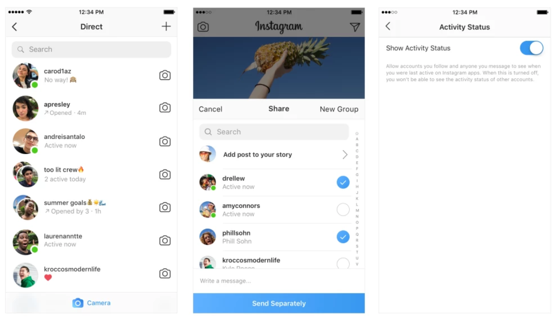 Instagram rolling out new online status feature Market Business News