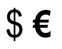 dollar and euro