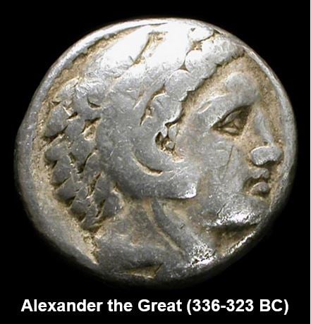 Silver coin Alexander the Great