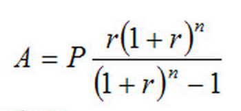 Amortization Schedule Formula