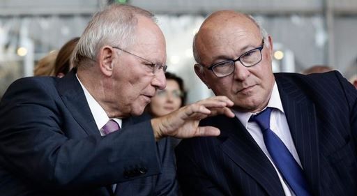 Wolfgang Schäuble and Michel Sapin