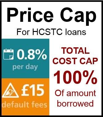 Payday loans price cap