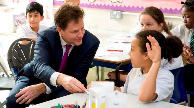 Nick Clegg Liberal Democrats education budget