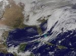 Noreaster satellite image