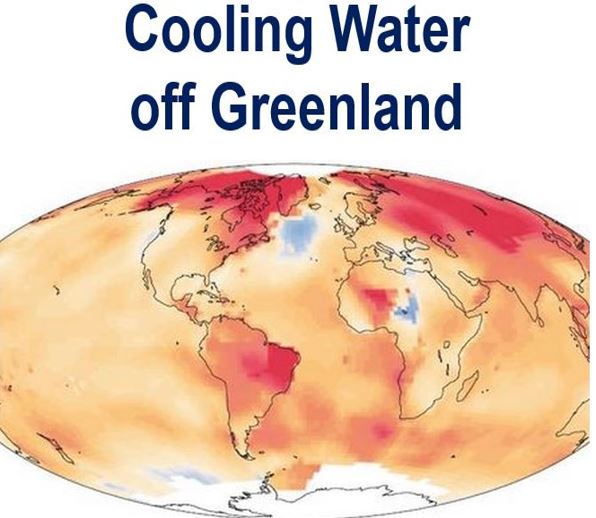 Cooling Greenland waters