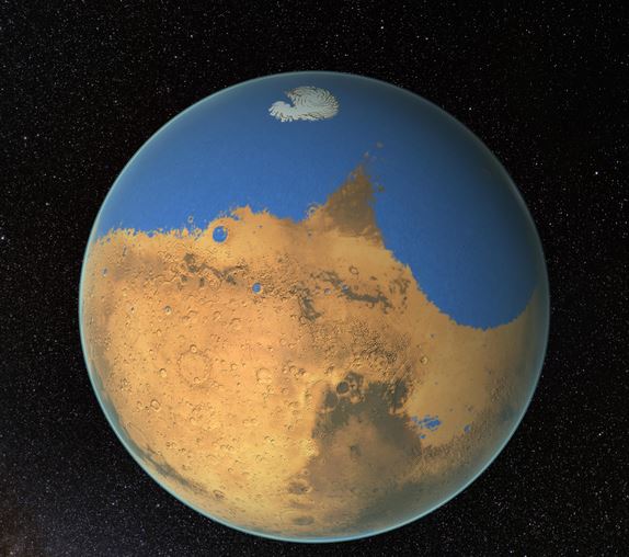 Mars ancient ocean