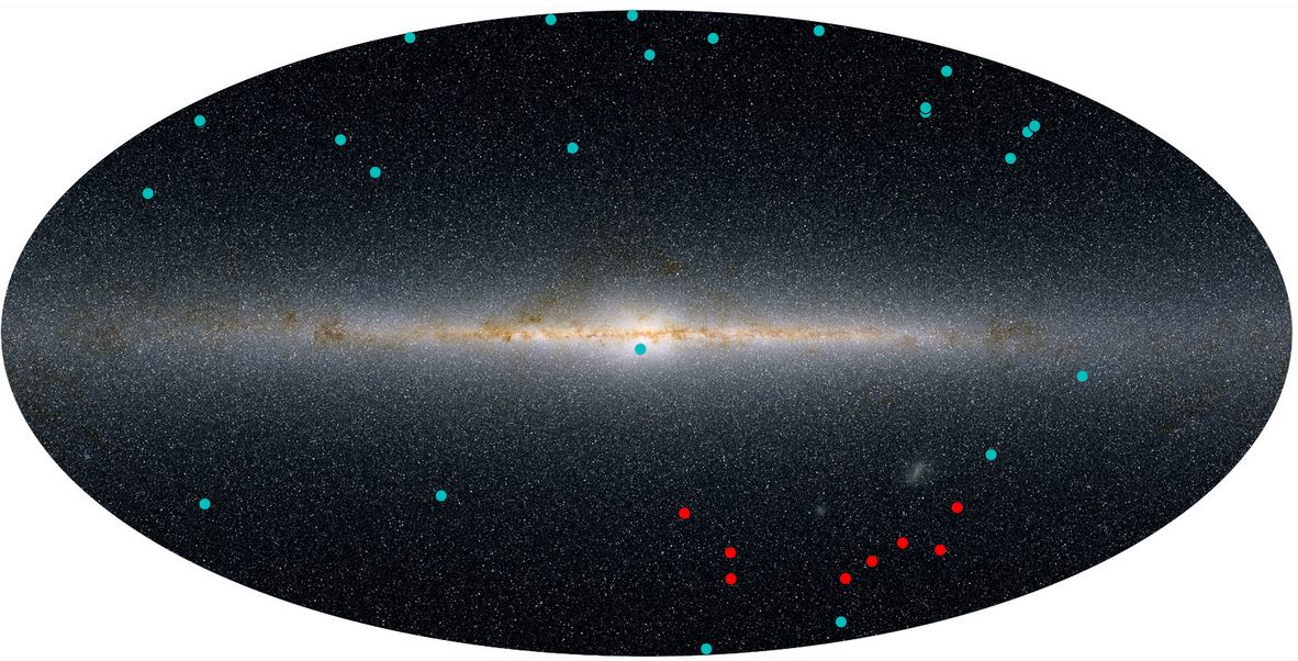 Newly discovered dwarf galaxies