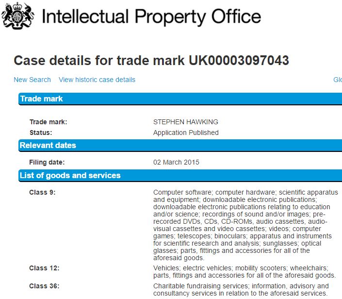 Stephen Hawking Intellectual Property Office