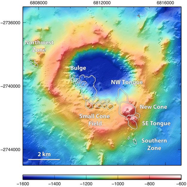 Volcano under the sea