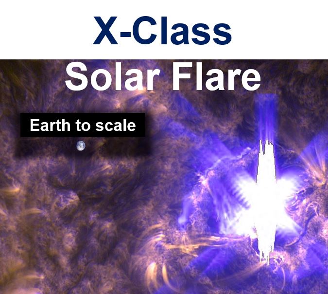 X class solar flare