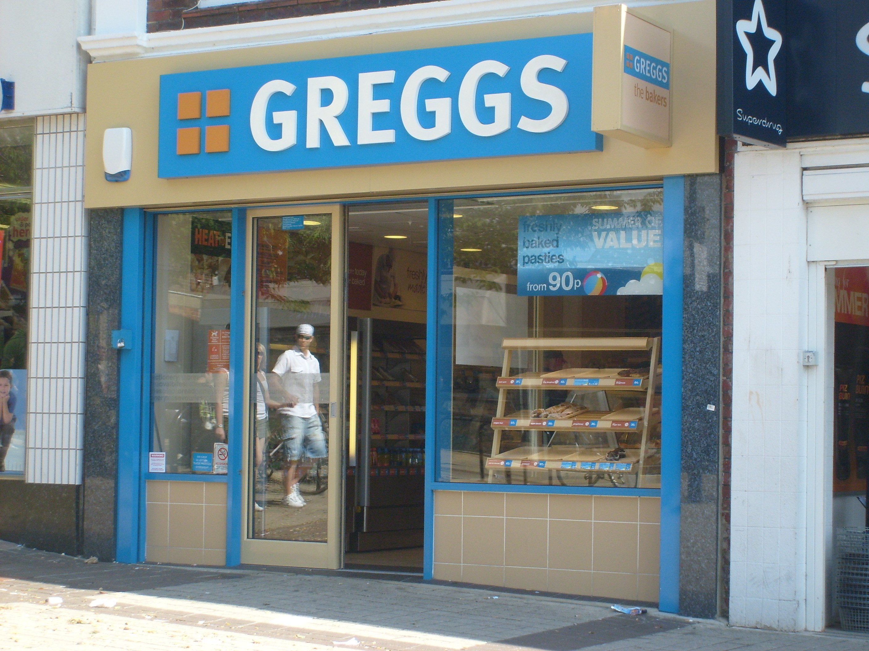 A Greggs shop in Waterlooville