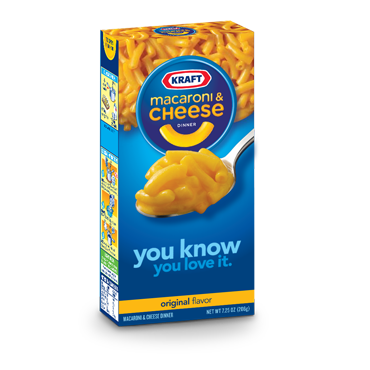 kraft macaroni and cheese box