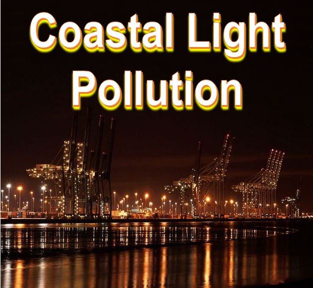 Coastal light pollution Southampton