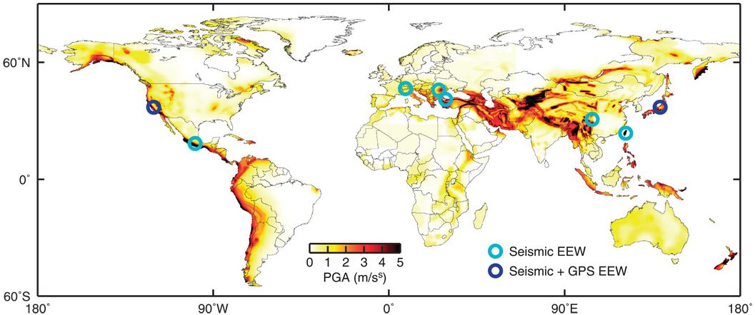 Earthquakes and warning systems