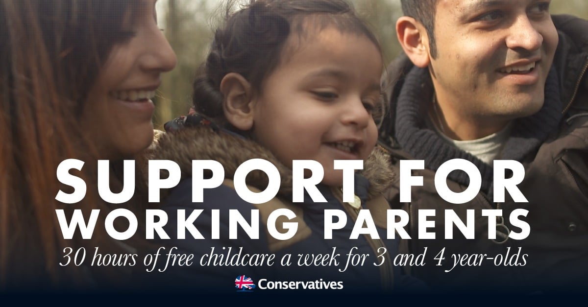 Conservative child care pledge