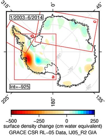 Antarctica ice loss