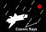 Brain damage from cosmic rays