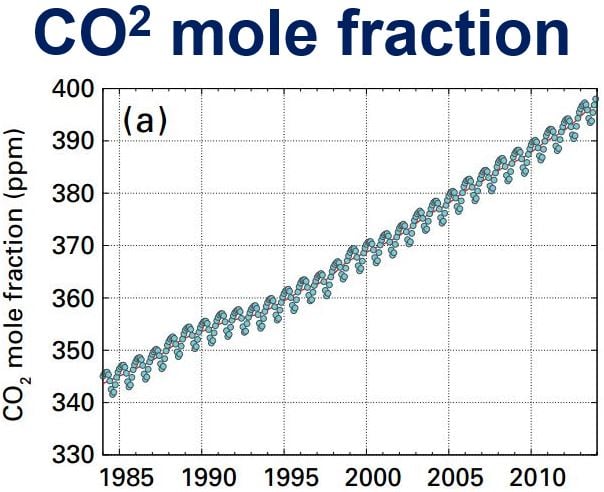 CO2 mole fraction