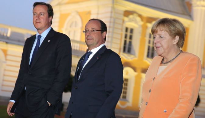 Cameron Hollande and Merkel