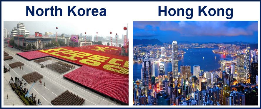 North Korea and Hong Kong