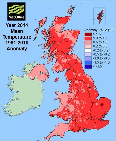 UK weather 2014