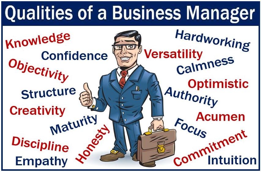 Qualities of a Business Manager - image with man