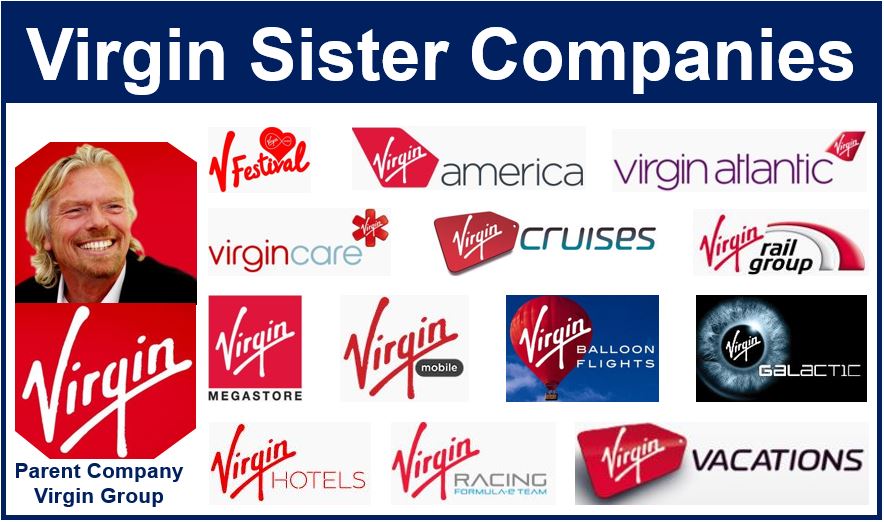 Virgin sister companies