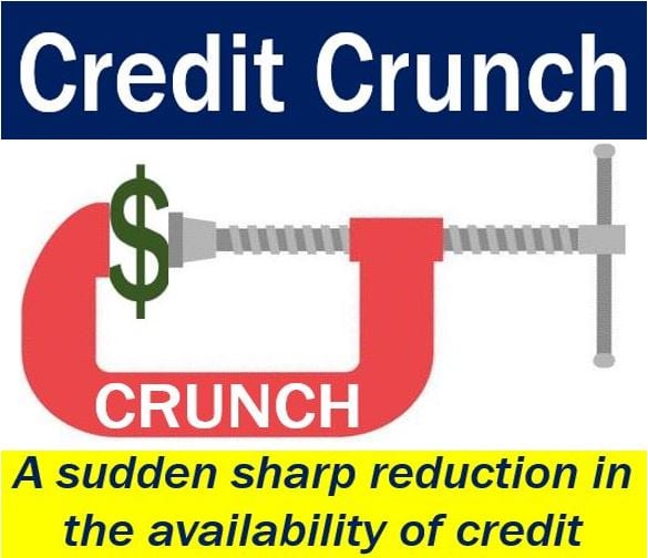 Credit crunch - image explaining what it means