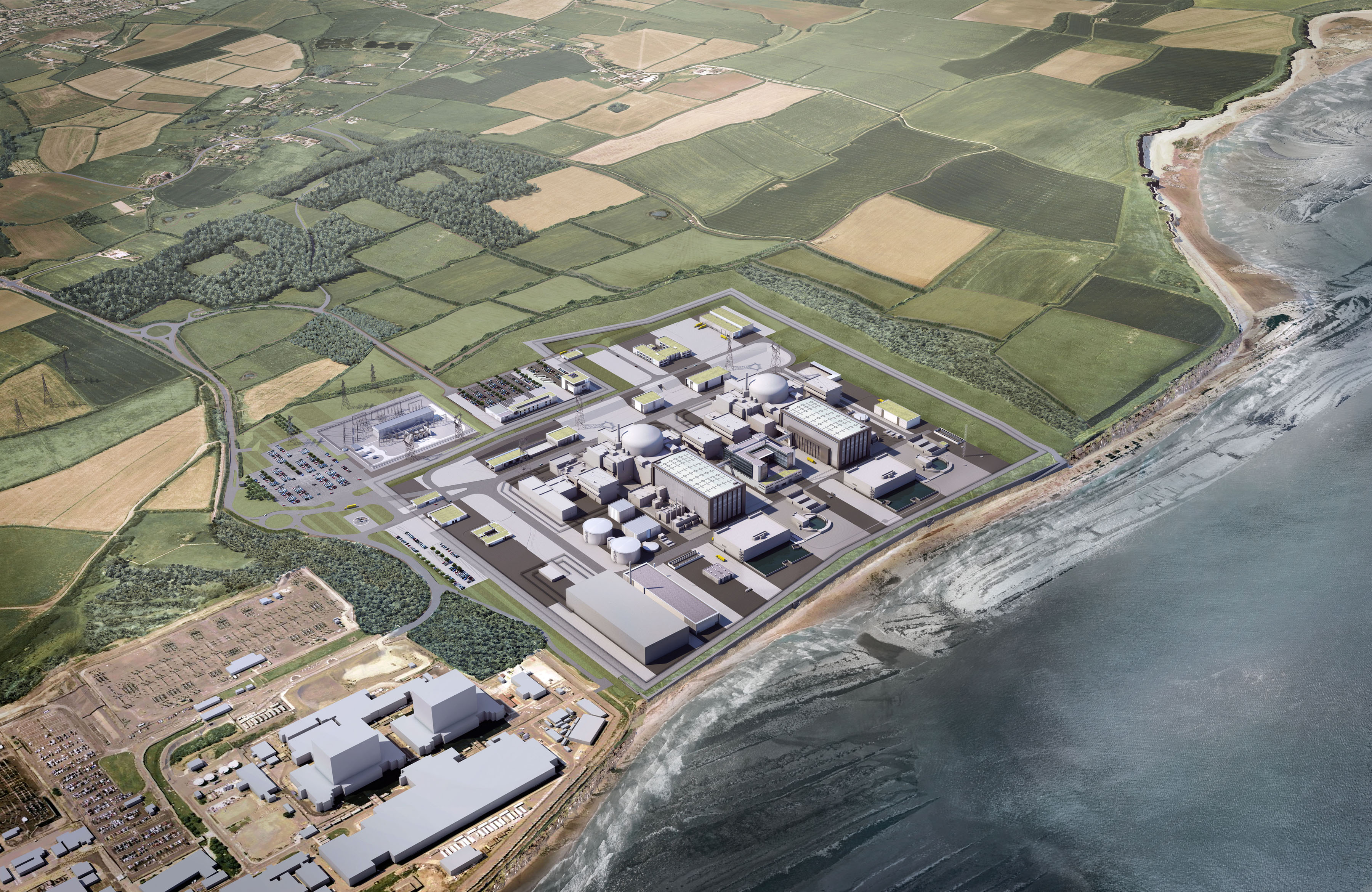 Artist’s impression of Hinkley Point C 