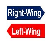 Right and left wing